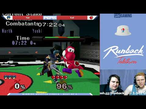 The Smash Lab 132 (Pepis Telethon) Winners Quarters - Yair (Marth) vs Kali (Yoshi)