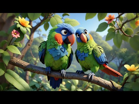 The Parrot Who Lost His Voice 🦜❌🔊 | Fun Kids Story & Learning Video | Preschool Adventure