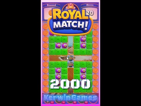 Royal Match Level 2000 - No Boosters Gameplay