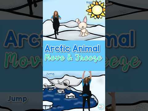Arctic Animal Freeze Dance, Brain Break, P.E. Exercise, Movement Activity