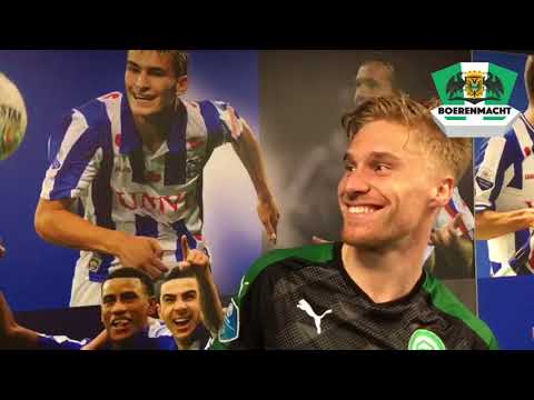 Interview met Tom van Weert na sc Heerenveen - FC Groningen