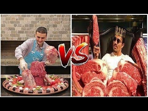 Saltbae vs CZN Burak.   #NusretGökçe #saltbae #nusr_et