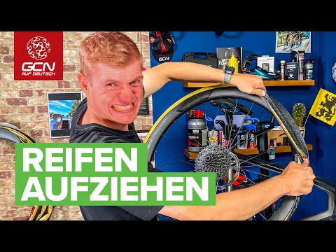 Wie man im Handumdrehen jeden Reifen wechselt (Tubeless+Drahtreifen)