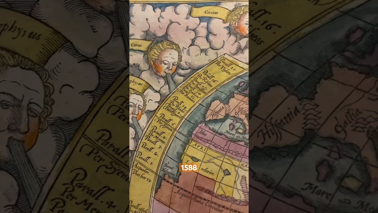 The second of Munster’s Ptolemaic world maps | World map explained by Altea Gallery