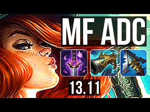 MISS FORTUNE & Xerath vs JINX & Milio (ADC) | 7/3/9, 300+ games | KR Master | 13.11