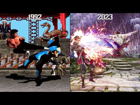 Liu Kang "Flying Kick" Evolution - Mortal Kombat 1-12 (1992-2023) 4K