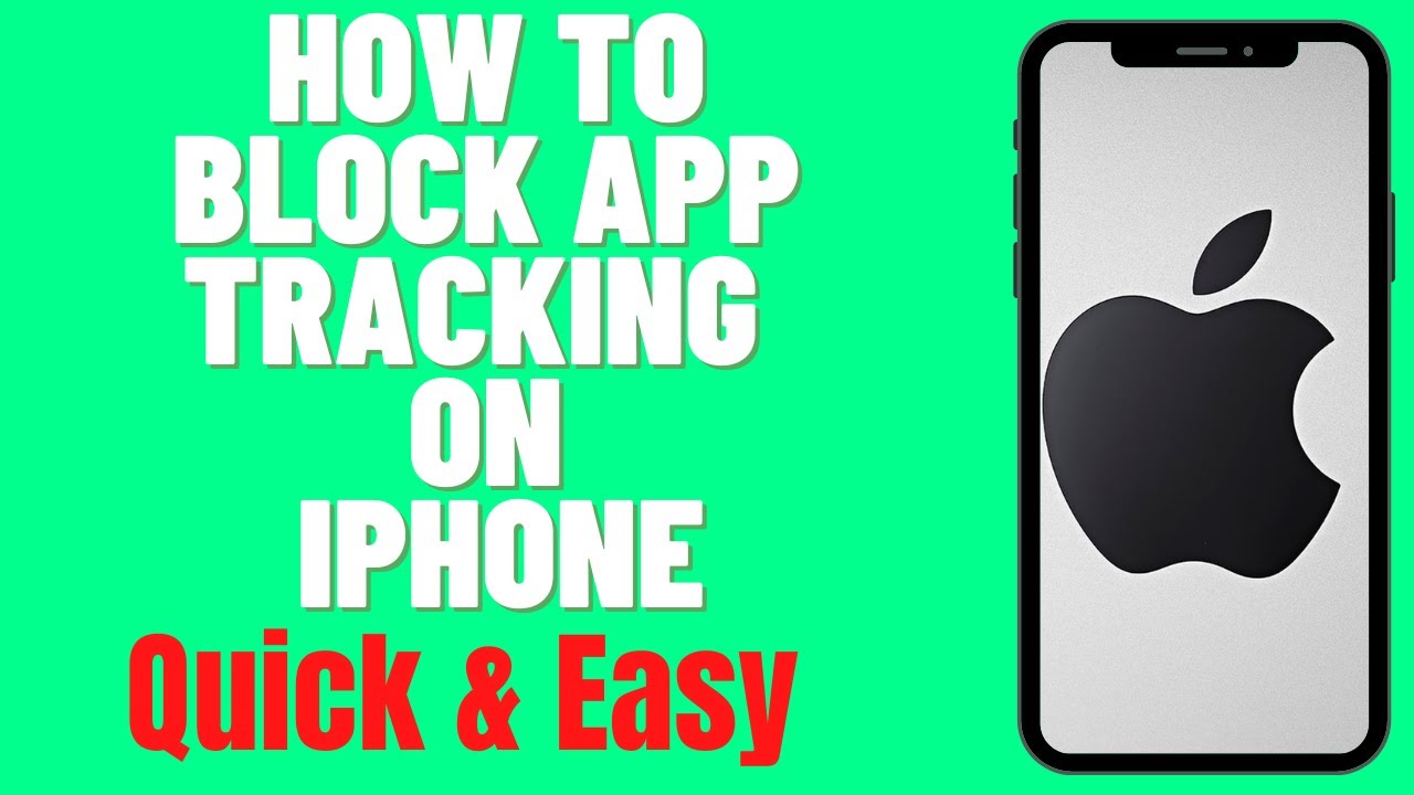 HOW TO BLOCK APP TRACKING ON IPHONE