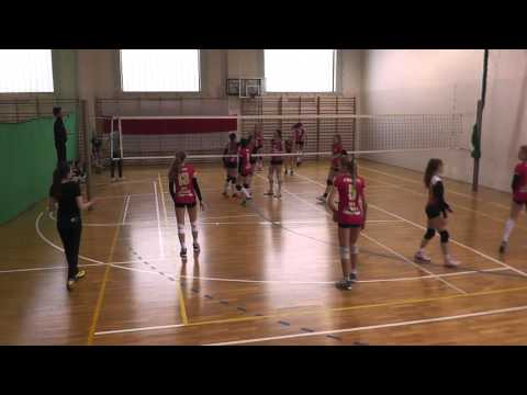 UKS Esperanto - NIKE Ostrołęka 0:2 (-17, -24), II set (fragmenty)