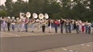 ViJoS Showband buitenrepetitie Bussum Zuid 1990