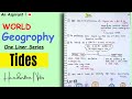Tides Lec 13 World Geography One Liners Topic Wise Handwritten Notes An Aspirant