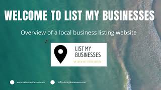 Complete Overview of a Local Business Listing Site - List My Businesses