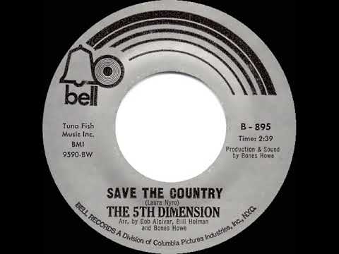1970 HITS ARCHIVE: Save The Country - 5th Dimension (mono 45)