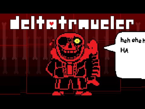 Underfell Sans Boss Fight *GENOCIDE* | Deltatraveler [ DELTARUNE/UNDERTALE FAN GAME ]