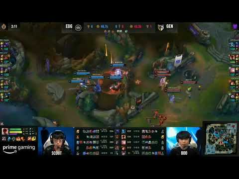 Viper's Lucian got caught in Bdd's Seraphine Ult