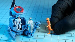 ASMR with tiny toys! (Binaural crinkling, plastic handling, no talking until very end.)