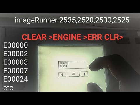 Canon IR 2535 | 2525 | 2530 | 2520 E00000 Error Solution || ir2535 error clear || ir2535 error clear