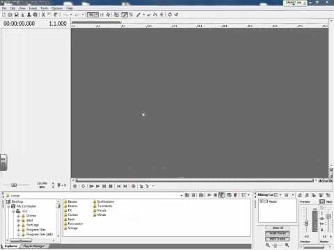 Sony Acid Music Studio Tutorial 1