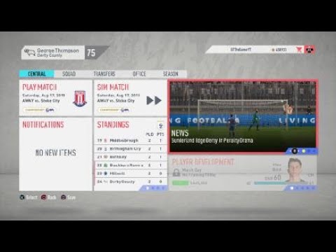 FIFA 20 Derby County Career Mode! Episode 2- Carabao Cup Penalties!