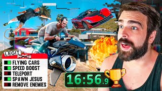 How Fast Can You Beat GTA 5 If You Use Cheats?