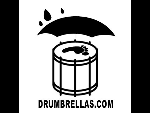 Drumbrellas 14â€ Marching Snare Drumbrellas  2020 Black image 9