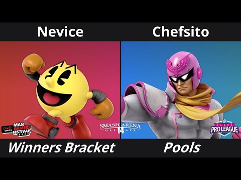 SAU14: Pools - Nevice (Pac-Man) Vs. Chefsito (Cap. Falcon)