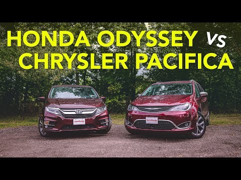2018 Honda Odyssey vs 2017 Chrysler Pacifica