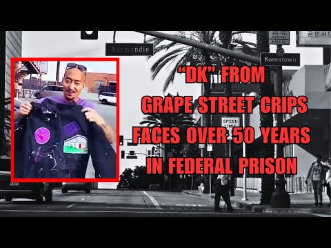 KOREAN GRAPE STREET CRIP GANG MEMBER "DAEKUN CHO" FACES OVER 50 YEARS FOR EXTORTING KOREATOWN