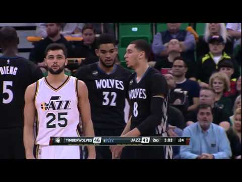 Zach LaVine vs Utah Jazz 29.01.2016 (19Pts)