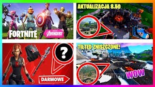 avengers w grze cale tilted zniszczone zmiany nowosci aktualizacja 8 50 fortnite - aktualizacja 830 fortnite