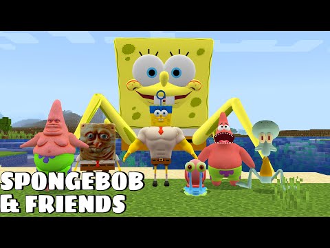SPONGEBOB AND FRIENDS BEST COMPILATION 2022 in Minecraft - Gameplay - Coffin Meme