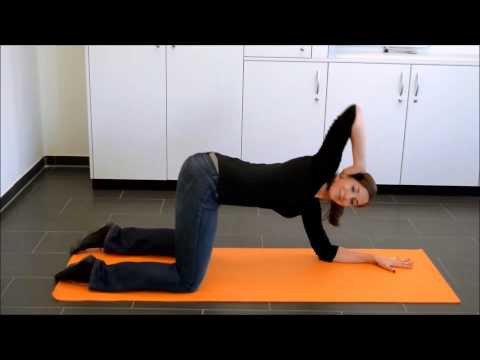 Übung der Woche Ausgabe 51 - Kräftigung der schrägen Bauchmuskulatur