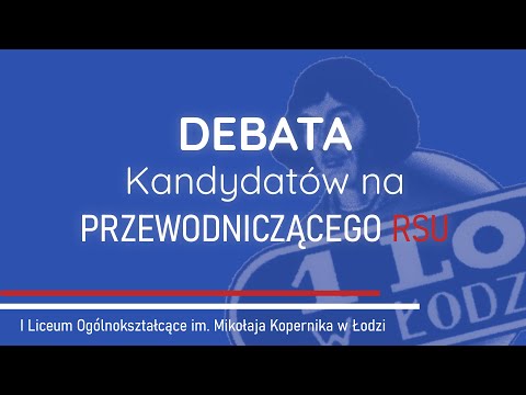 Debata kandydatów na przewodniczącego RSU 2022/23
