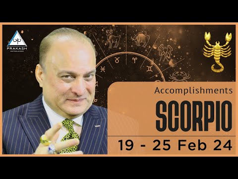 Scorpio Weekly Horoscope Video For 19th February 2024 | Preview