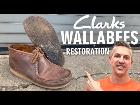 I'm OVERHAULING My Clarks Wallabee Boots