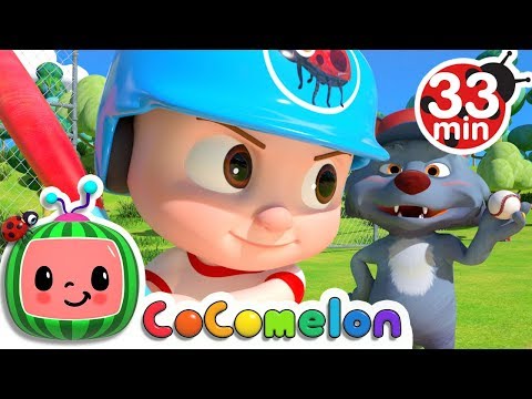 Take Me Out to the Ball Game | +More Nursery Rhymes & Kids Songs - ABCkidTV