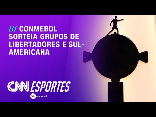 Copa Libertadores 2026: Conmebol sorteia grupos | CNN NOVO DIA