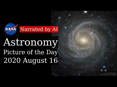 APOD: 2020-08-16 - NGC 6814: Grand Design Spiral Galaxy from Hubble (Narrated by Brian)