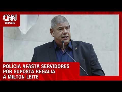 Polícia afasta agentes após suspeita de regalias a Milton Leite na prisão | CNN Agora