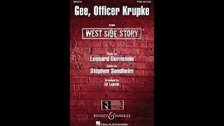 Gee, Officer Krupke (from West Side Story) (TTBB Choir) - Arranged by Ed Lojeski