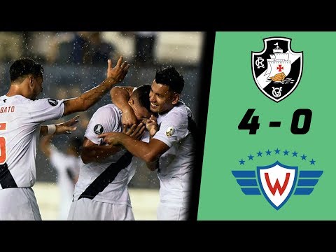 VASCO 4x0 JORGE WILSTERMANN - Gols do Jogo
