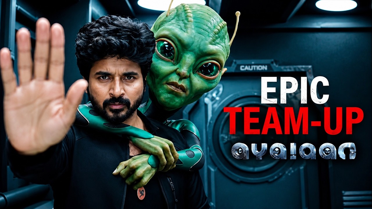 Tattoo and Sivakarthikeyan's Mass Fight Scene | Ayalaan (Hindi) Movie Scene | GoldminesPlay