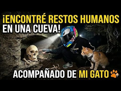 ENTRAMOS A UNA CUEVA PROHIBIDA (Con mi gato el ma&ntilde;as 😼) Y ESTO HAB&Iacute;A DENTRO... 💀 