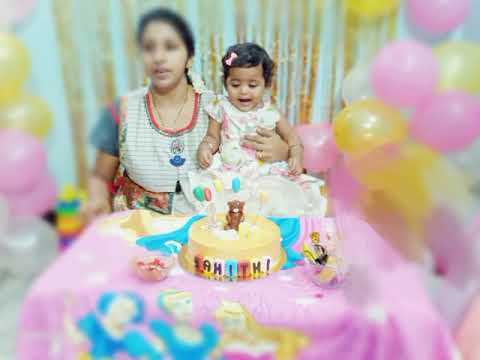 Sahithi First Birthday | Quarantine birthday |cake smash | Memories & milestones.