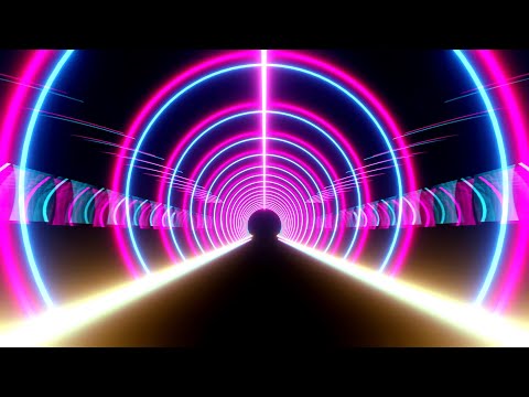 3 Hour 4k Abstract Blue & Pink Relaxing Visuals Metallic Color Neon TV background Video Loop