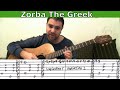 Tutorial: Zorba the Greek - Fingerstyle Guitar w/ TAB ...