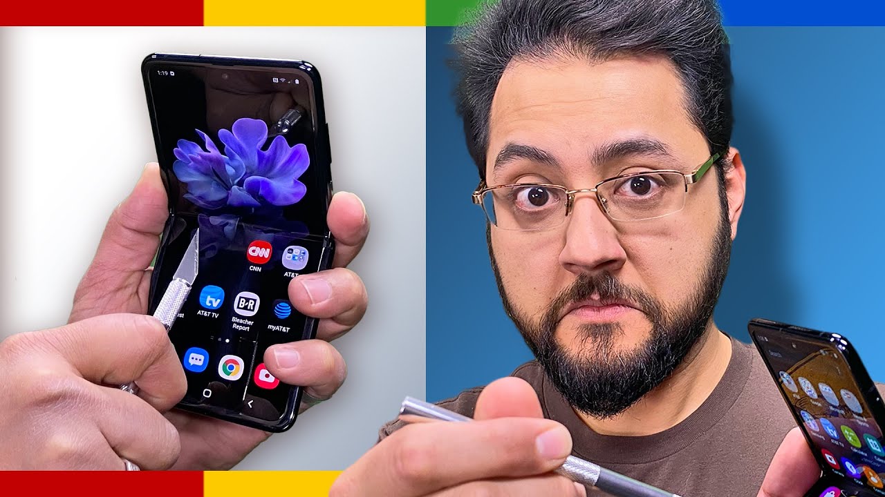 The Z Flip screen...is not super scratch resistant 😅