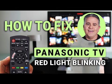 How to Fix Panasonic TV Red Light Blinking: QUICK Guide!