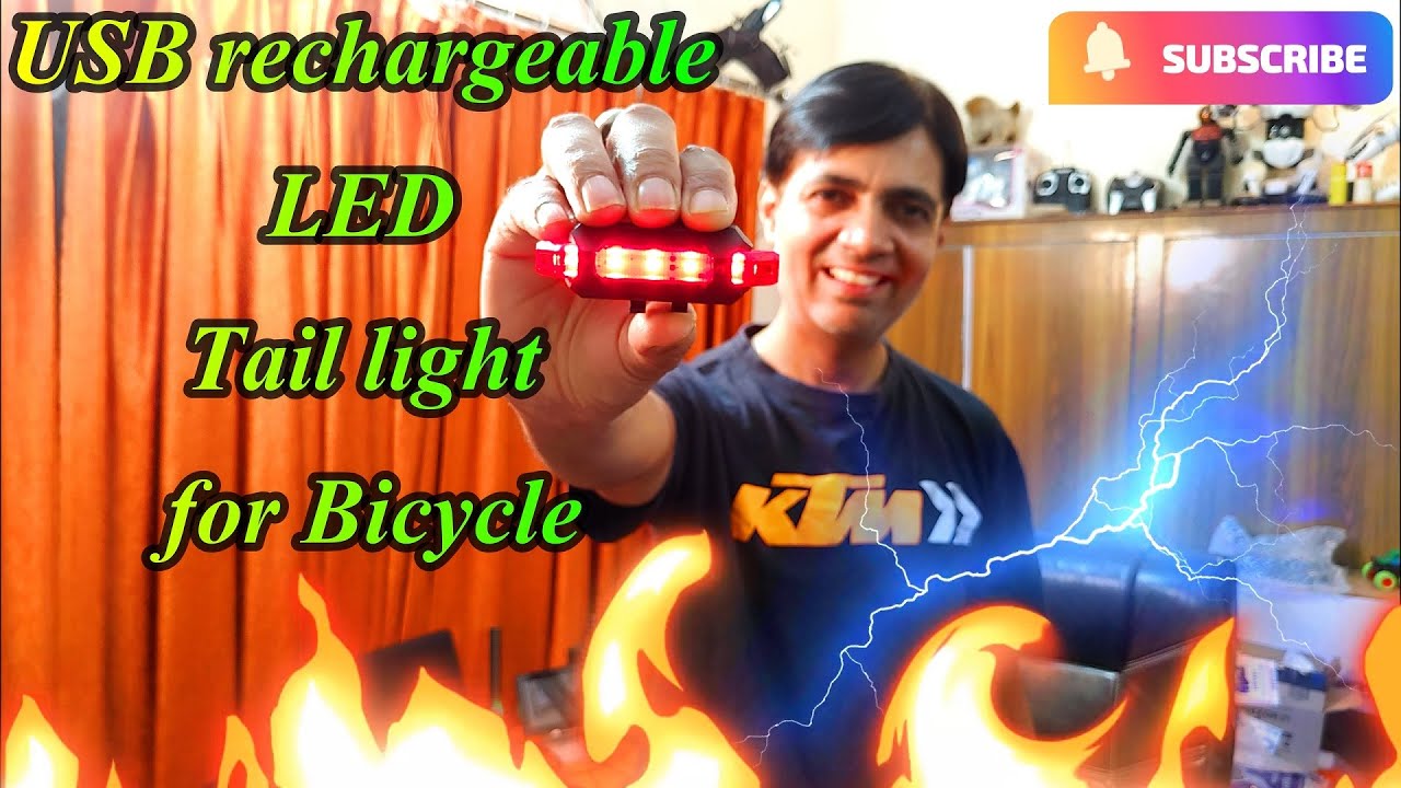 साइकिल चालकों के लिए अल्टीमेट USB रिचार्जेबल LED टेल लाइट के साथ अपनी सवारी को रोशन करें | साइकिल एलईडी लाइट
