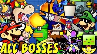 Super Paper Mario - All Bosses (No Damage)
