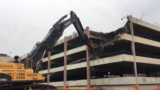 Demolition at McCree parking structure begins